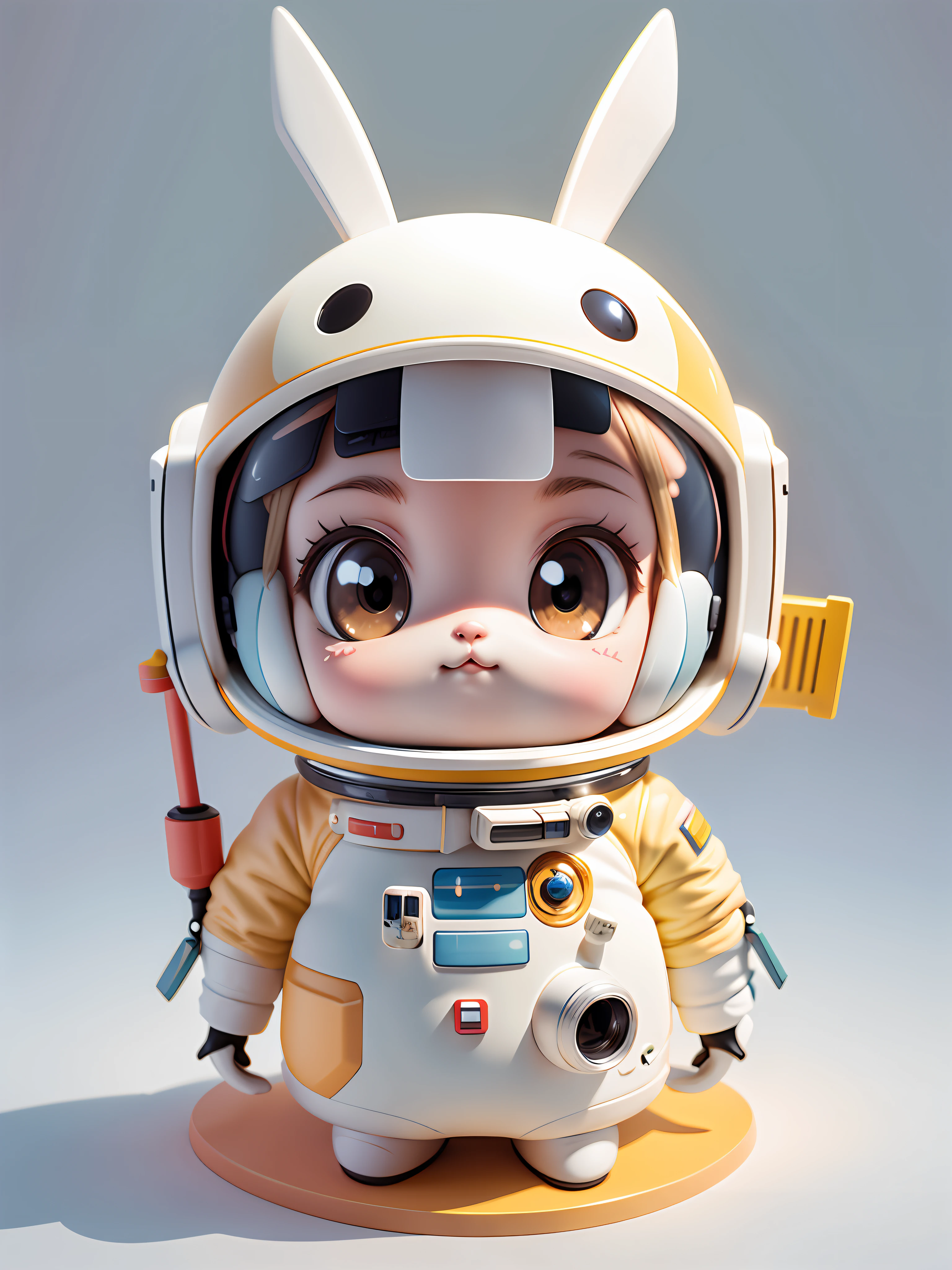 There is a little bunny with h - SeaArt AI