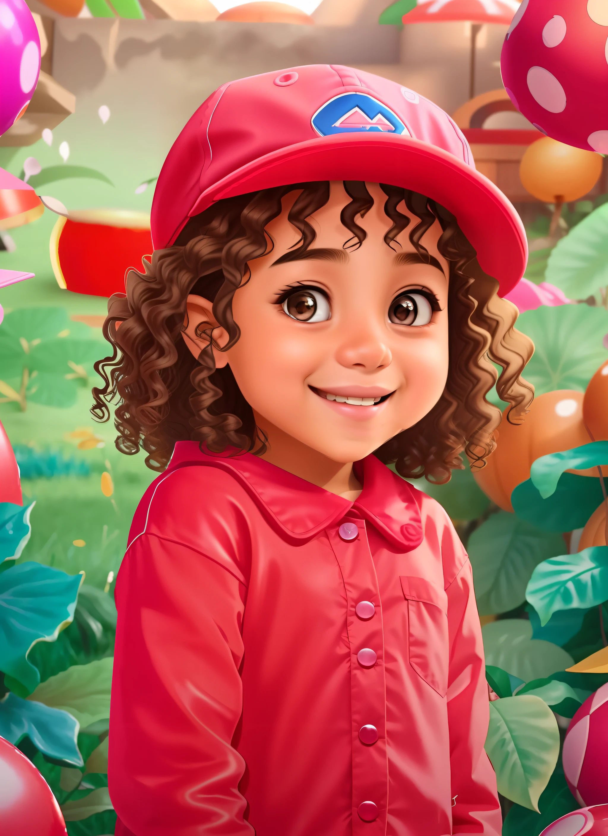 Name: Maya
Age and appearance: Maya is 7 years old, curly brown hair, large eyes and curious amber color. She is of average height and has an infectious smile. Maya loves to wear colorful and comfortable clothes, and always wears a cap with a fun design