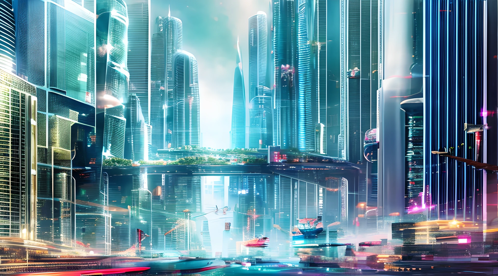 future city, 4k masterpiece --auto --s2