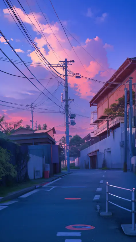 turn this into a Makoto Shinkai inspired background