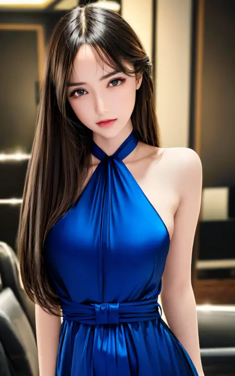 Superb, Ultra High Quality, Realistic, Beauty, (Beautiful Face: 1.4), (Big, Constricted Waist), Long Hair, Indoor, Bokeh, Beauty...