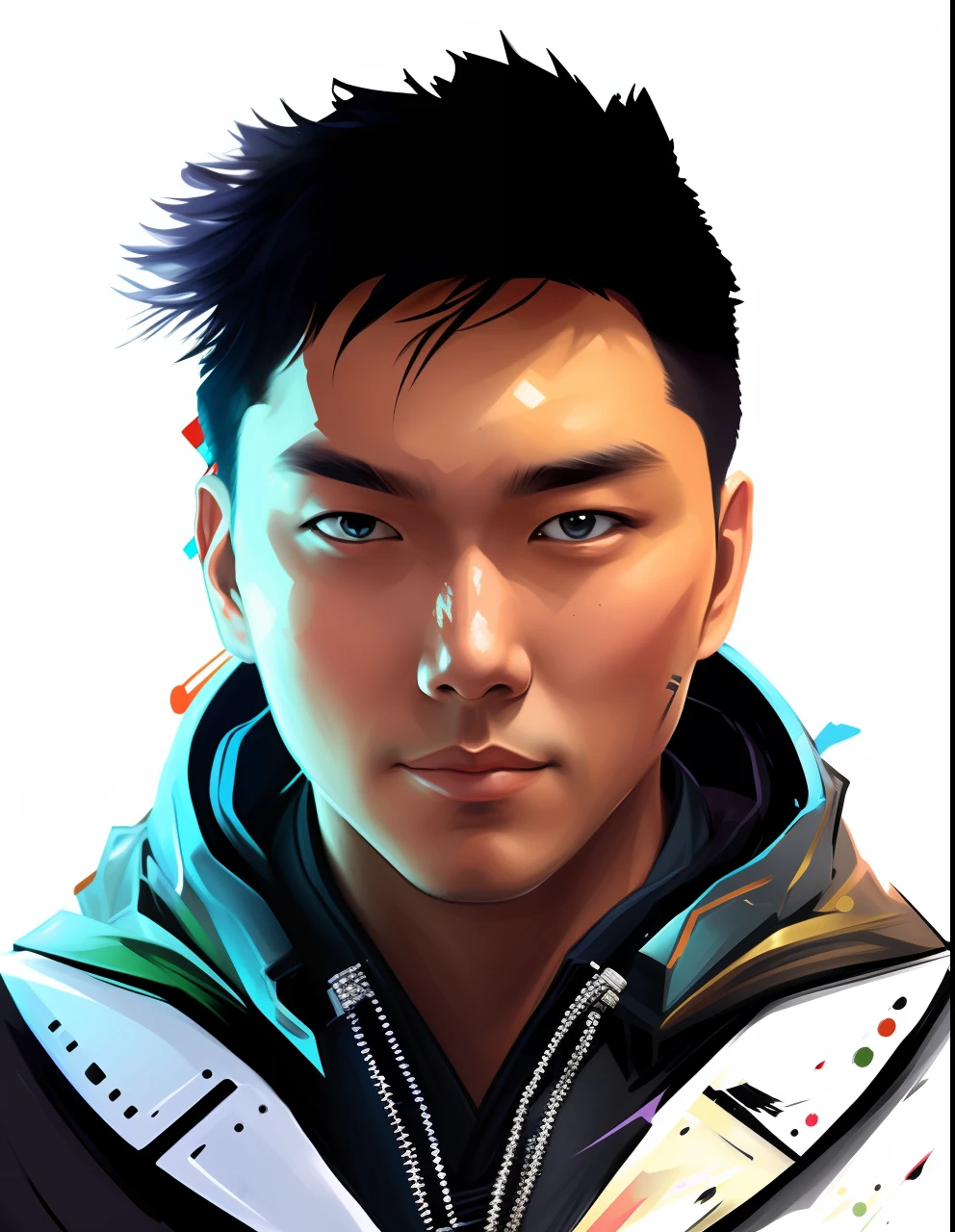 A close-up of a man in an aristocratic suit, portrait of Rossdraws,  combined with the G Liulian Art style, Unreal 5. Ross Tran 8K cosplay  portrait, apex legendary portrait - SeaArt AI