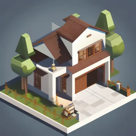 isometric 3d home