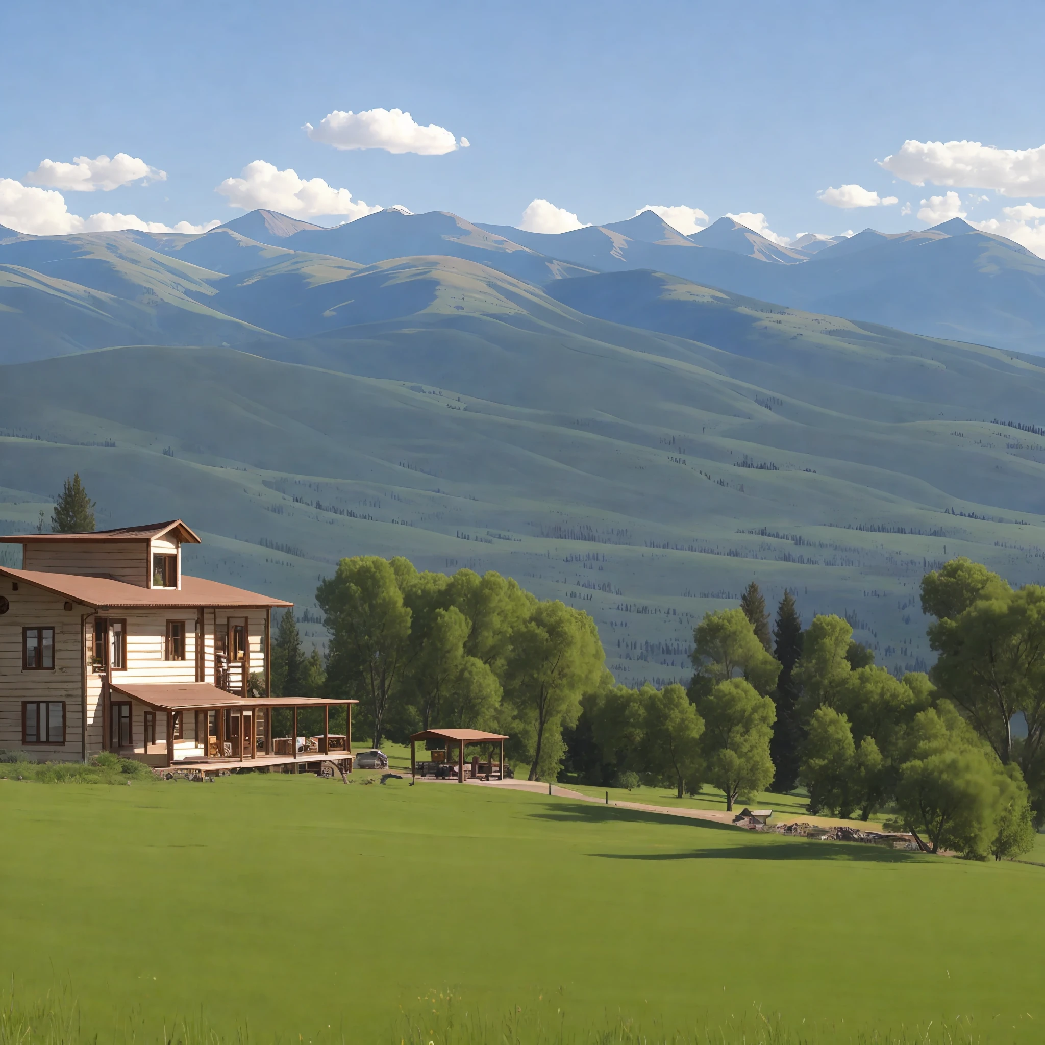 Country house at the foot of a Montana --auto --s2