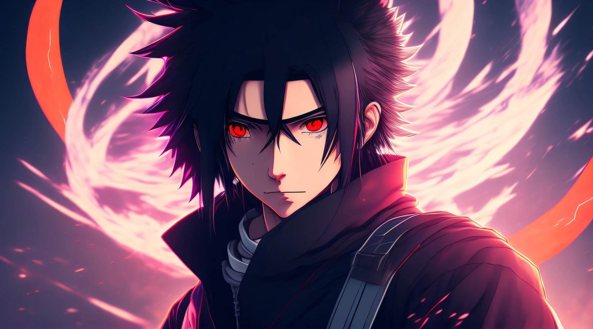 Anime-Charakter mit Schwert in der Hand und Blitz im Hintergrund, Anime  knallhart 8 k, itachi uchiha, itatchi uchiha, itachi - SeaArt AI