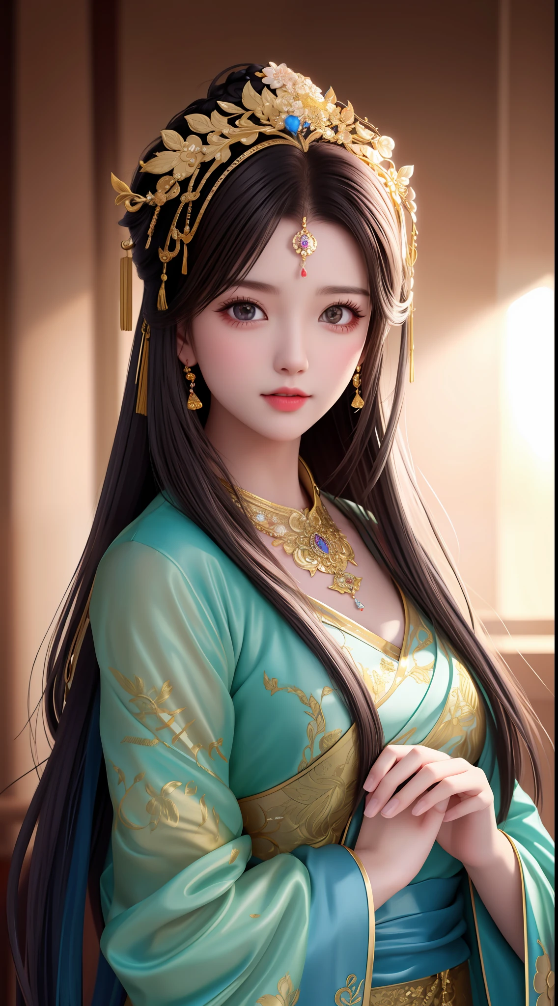 best quality, masterpiece, highres, 1girl,china dress,hair ornament,necklace, jewelry,Beautiful face,upon_body, tyndall effect,photorealistic, dark studio, rim lighting, two tone lighting,(high detailed skin:1.2), 8k uhd, dslr, soft lighting, high quality, volumetric lighting, candid, Photograph, high resolution, 4k, 8k, Bokeh,