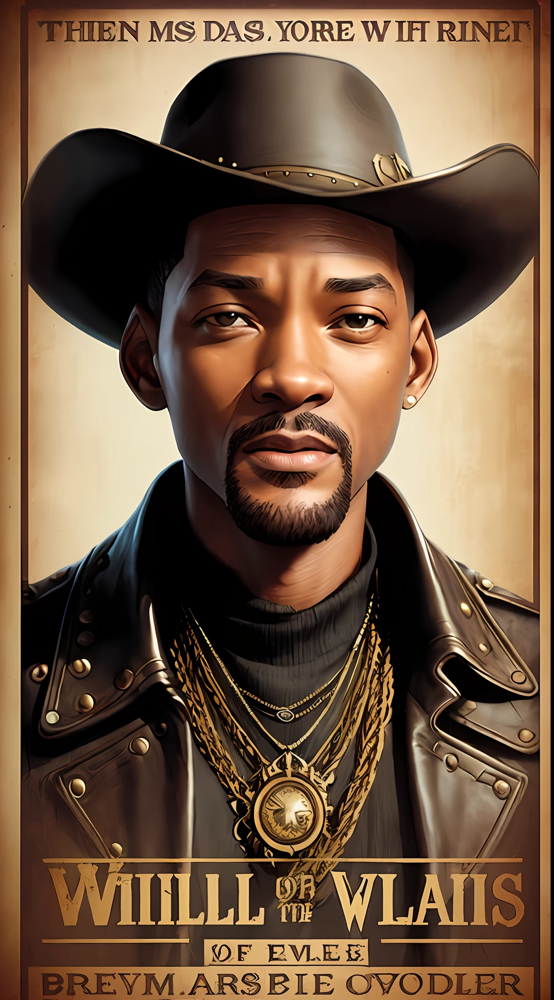 Will Smith from Wild Wild West, vhs effect, (poster:1.6), poster on wall, nostalgia, movie poster,
western movie
(skin texture), intricately detailed, fine details, hyperdetailed, raytracing, subsurface scattering, diffused soft lighting, shallow depth of field, by (Oliver Wetter)
 trending on CGSociety, Intricate, High Detail, Sharp focus, dramatic, photorealistic painting art by greg rutkowski