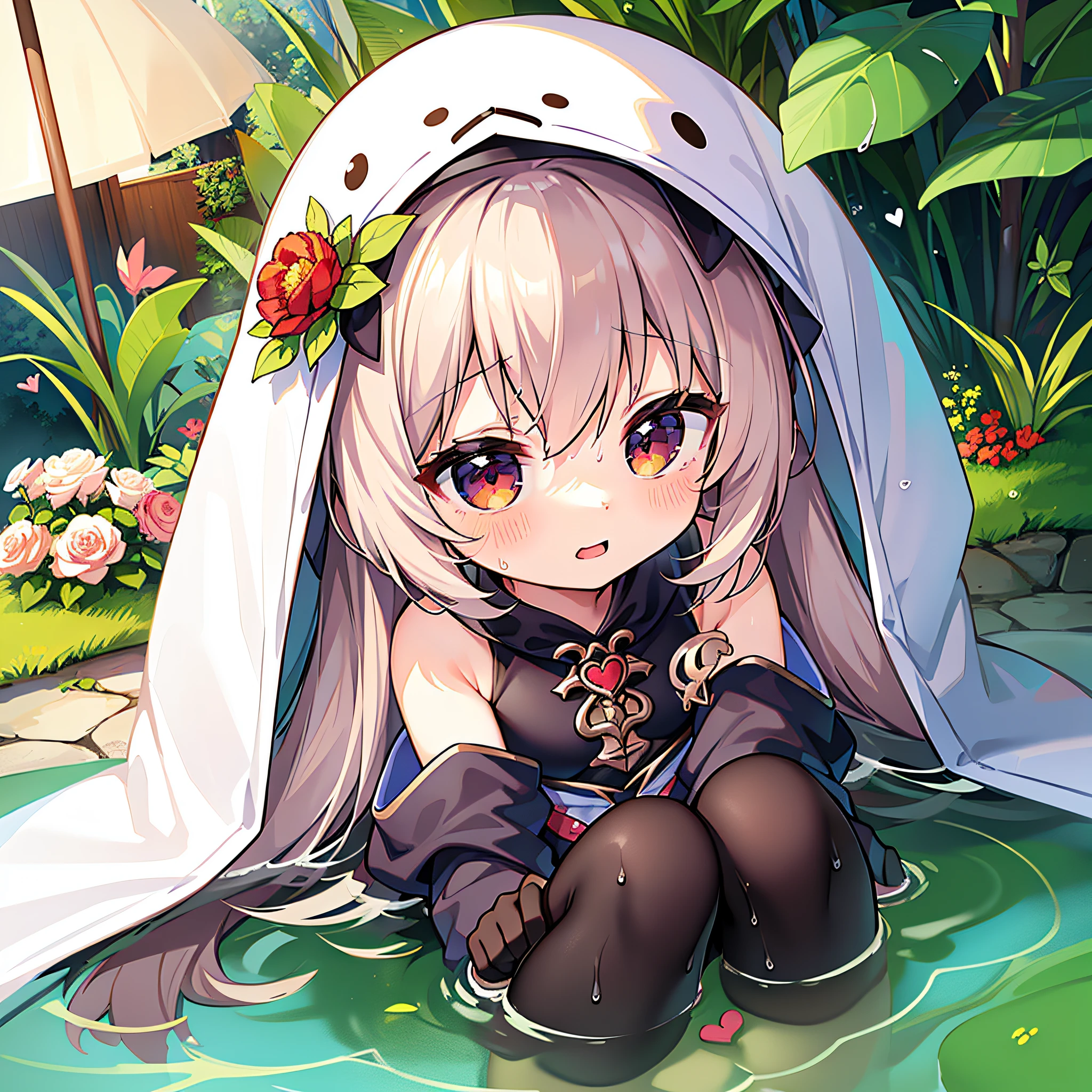 Top Quality,(Cute:1.1),(Cute),(High Resolution:1.2),1girl,((Petite)),(Petite)),(Tappiloli)),(Full-body chibi),(Full body chibi),(Full body chibi),(Camelto),(Camelto),(Camelto),(Camelto),(( baggy cloak)),((Change of clothes)),Very long hair,((Skirt)),,Spread your legs wide,((Wet))),((Heart-shaped eyes)),(Lesless)),((No pants))),,Wet white pantyhose that fit your skin,Wet white bodysuit that fits your skin,