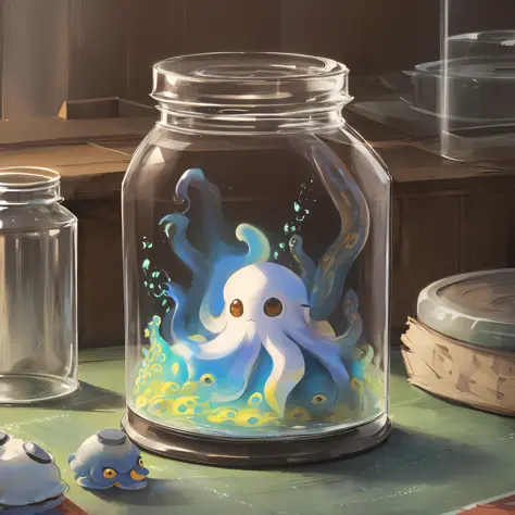 (enclosed scifi jar:1.1, Fluffy octopus:1.2)