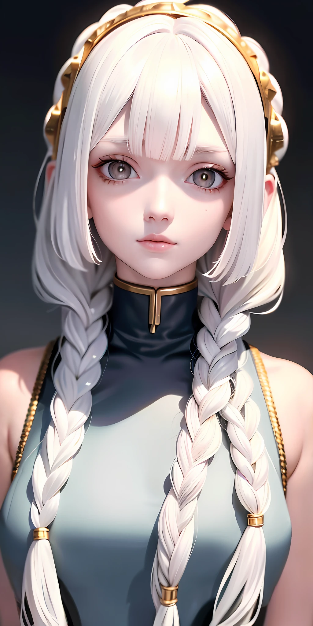 best quality, masterpiece,white hair, gold eyes,white clothes - SeaArt AI