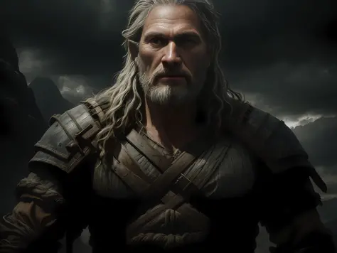 GIANT OF NOAH'S TIME Dark photo: realistic epic, soft cinematic portrait, adobe lightroom, photographic lab, highly detailed, faded, (neutral colors: 1.2), (hdr: 1.4), (soft colors:1.2), hyperdetailed, (artstation:1.4), cinematic, warm lights, dramatic lig...