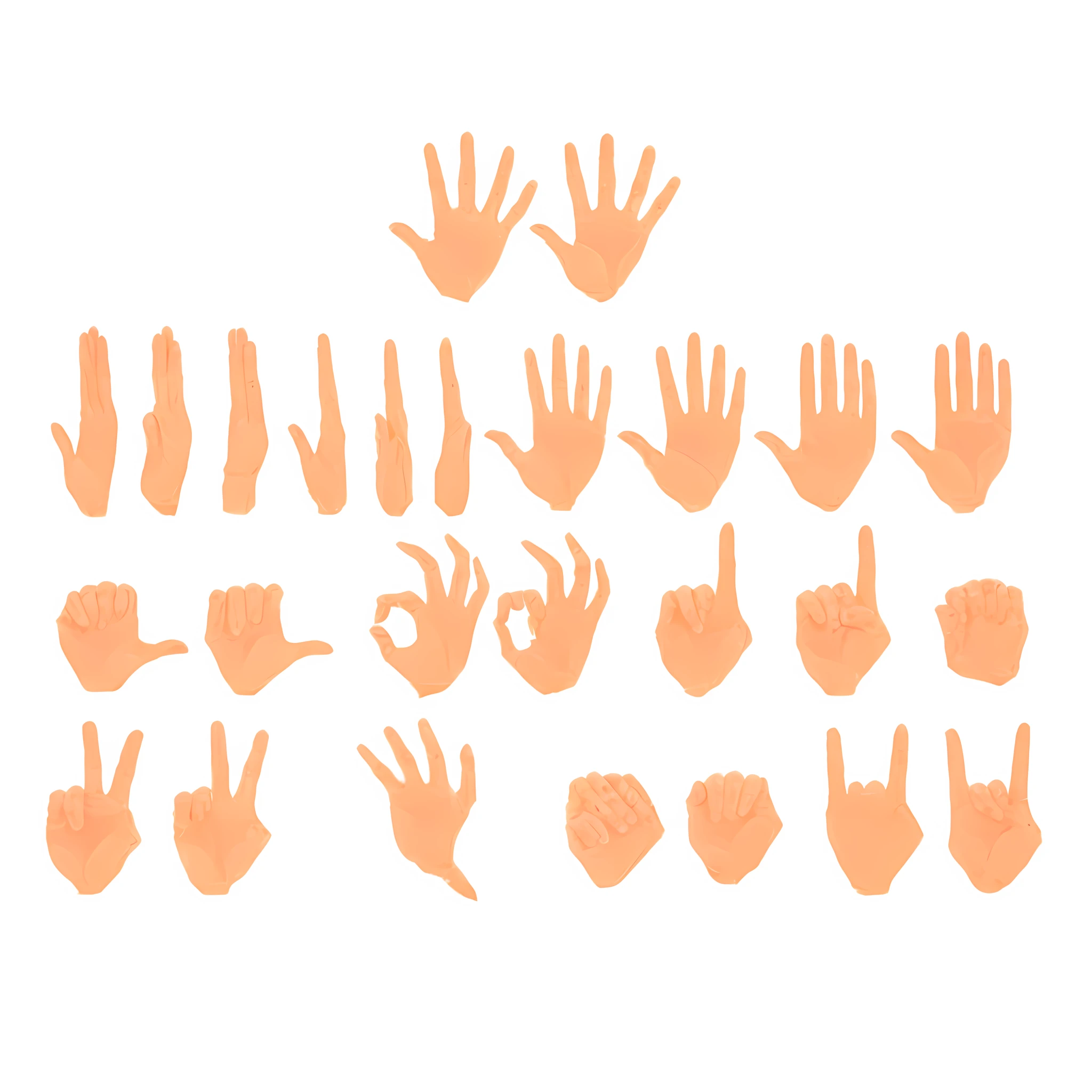 Vector Set of Human Hand Poses | Search by Muzli