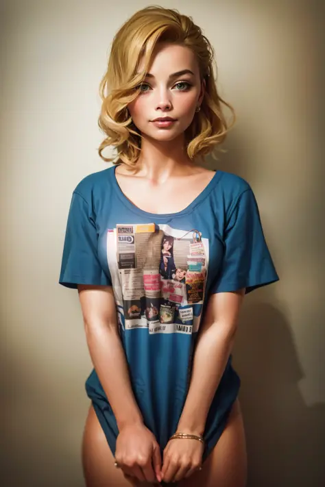 (8k, highest quality, best quality, masterpiece, highly detailed:1.2),

1girl, upper body, woman looks like (Margot Robbie), wea...