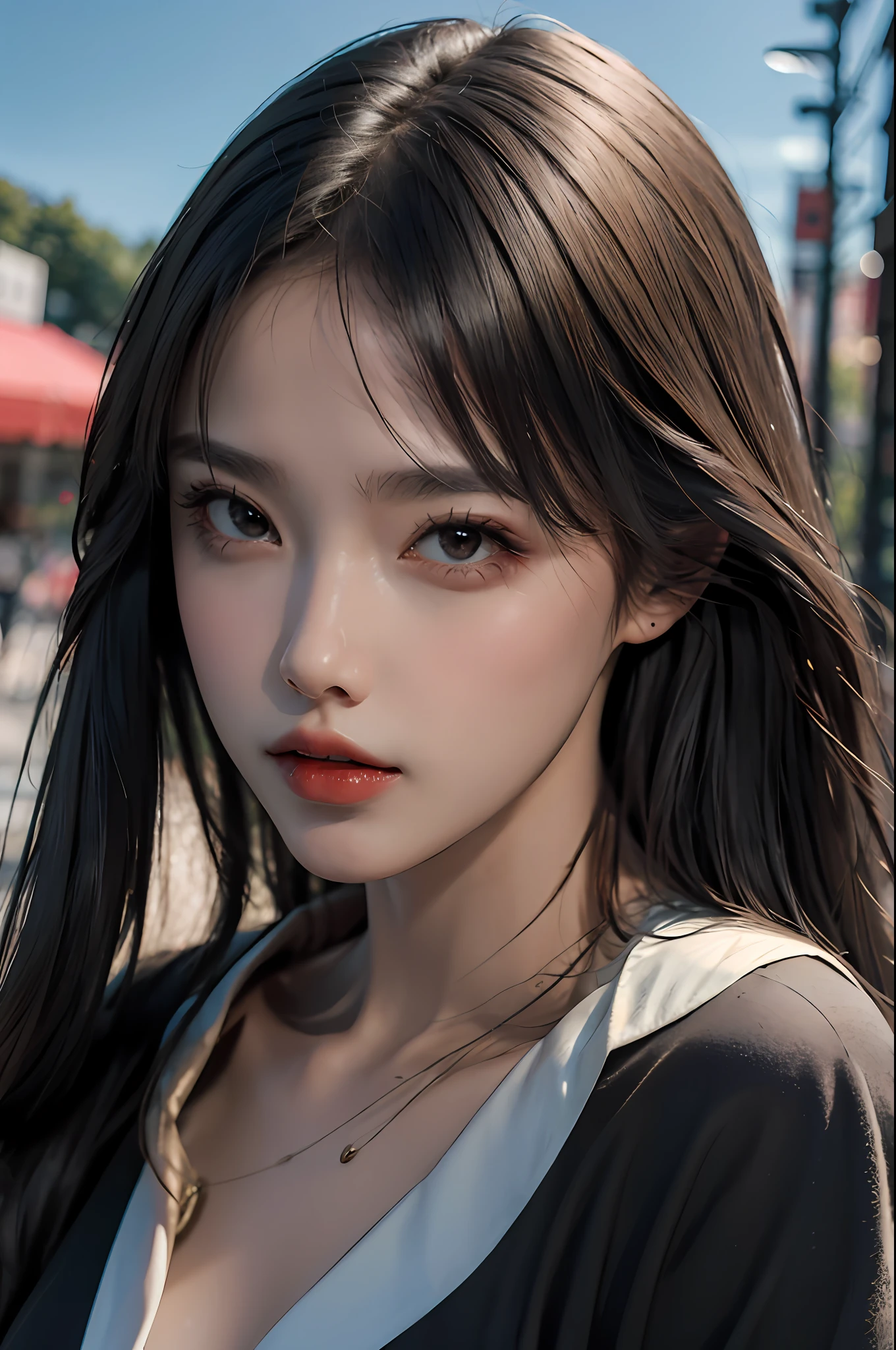 masterpiece, best quality, realistic, realskin,1girl, outdoor,low_key,