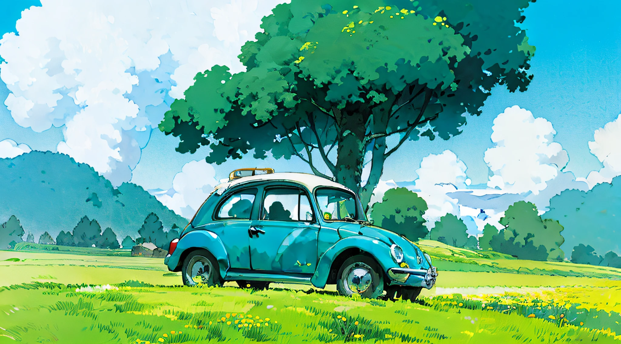 Studio Ghibli Car 