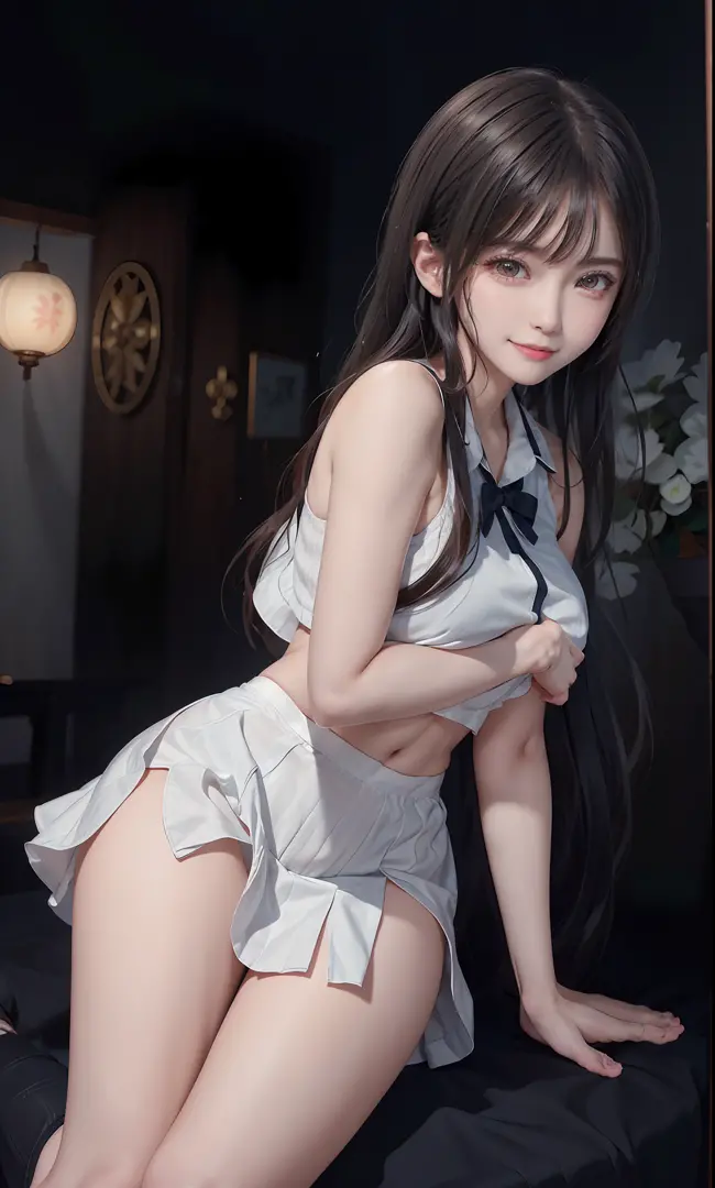 majicMIX Real、(RAW photograph:1.2), (photorealistic:1.4), beautiful detailed girls,a smiling look、short Hair、Show off your panties、show off panties、Panty Shots、very detailed eyes and faces, Beautiful Detailed Eyes, Ridiculous, incredibly ridiculous, huge f...