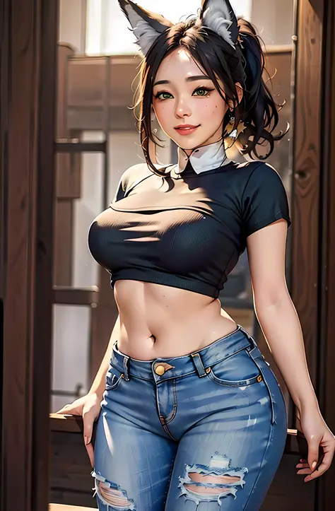 (masterpiece, top quality, best quality, official art, beautiful and aesthetic:1.2), ultra realistic, 32k, extremely detailed CG unity 8k wallpaper, detailed background, (cowboy_shot:1.2), (thick lips), (lip expansion), (makeup), 
1girl, tingyun, green eye...