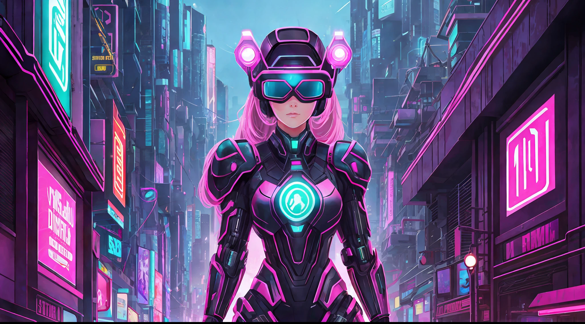 She stood out from the crowd with her pinkdyed hair and a pair of