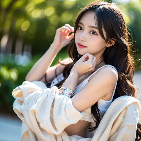 adorable、instagram、the artist、8ｋ、 photorealistic, hair long, bestquality, photorealistic, and depth of field, detailed face, fac...