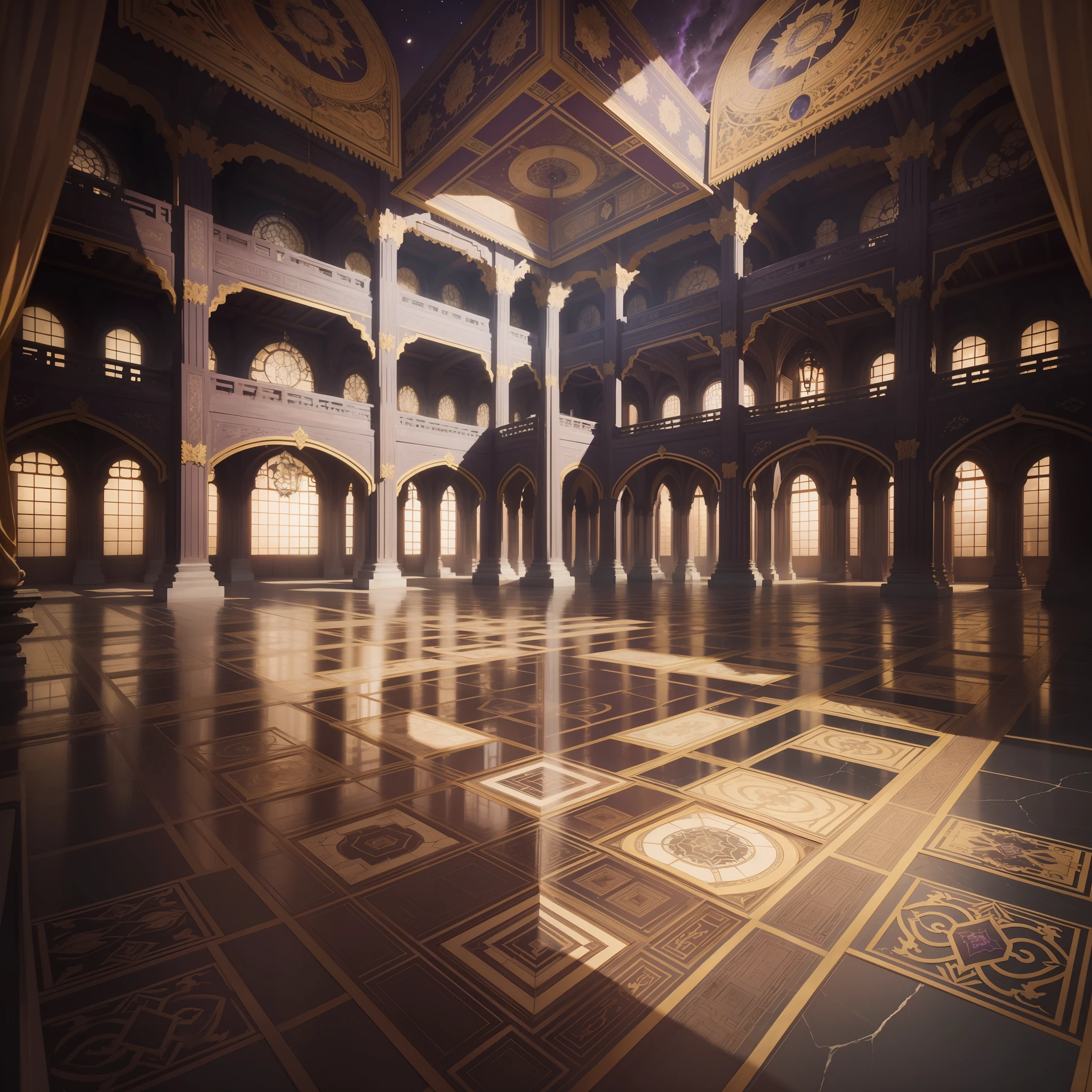 In the midst of this mysterious and gorgeous palace，There are magic ...