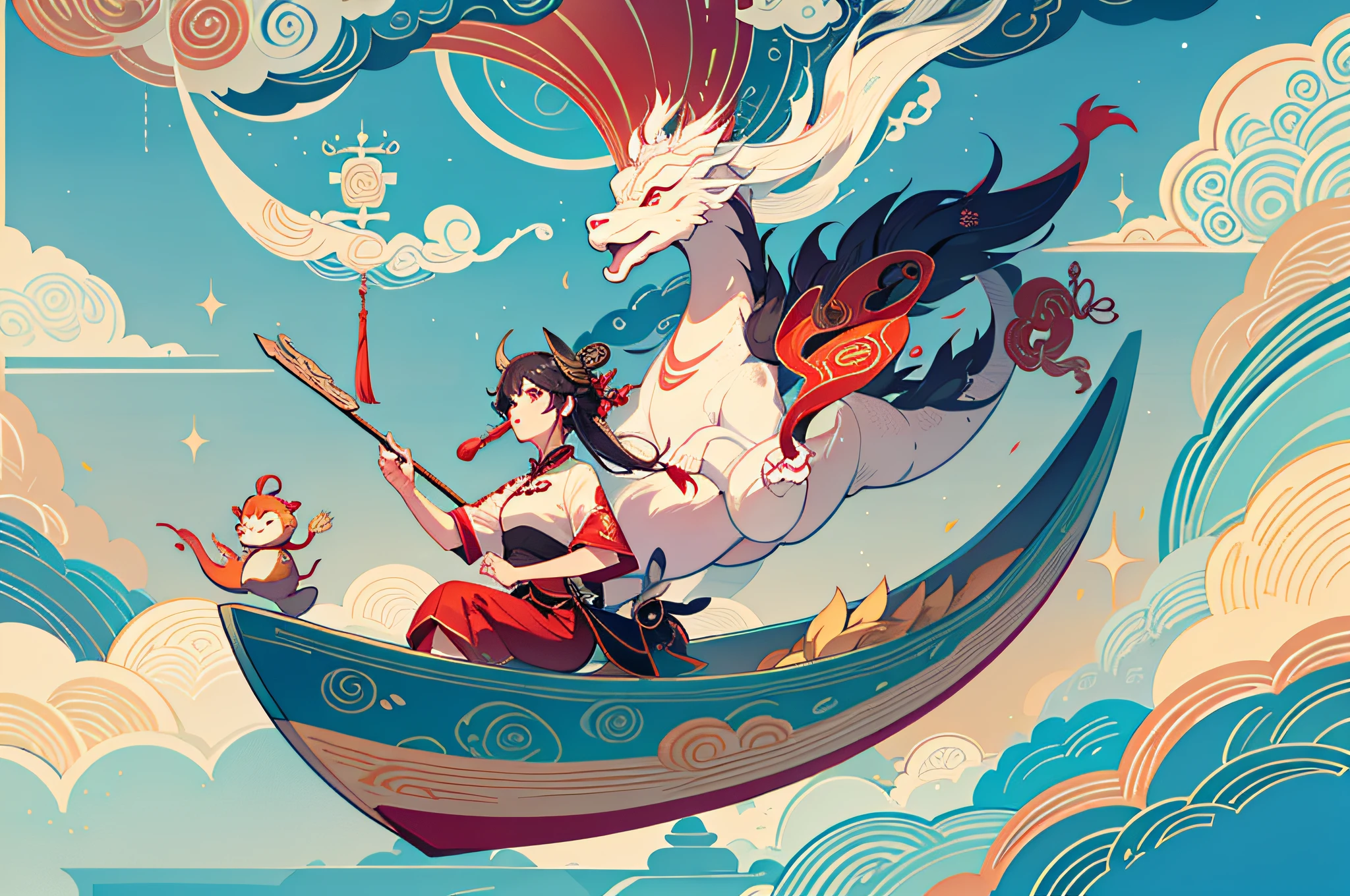 Festival del barco del dragón chino