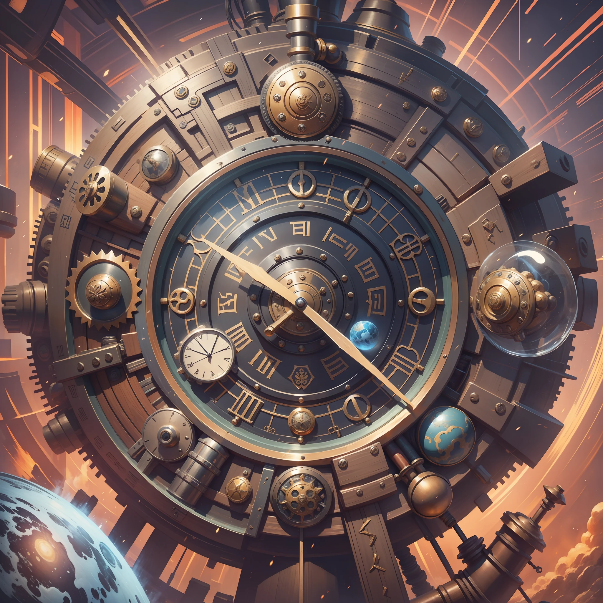 Mongolian Elements Super Details Steam Age, Time, Space, Magic, Fantasy