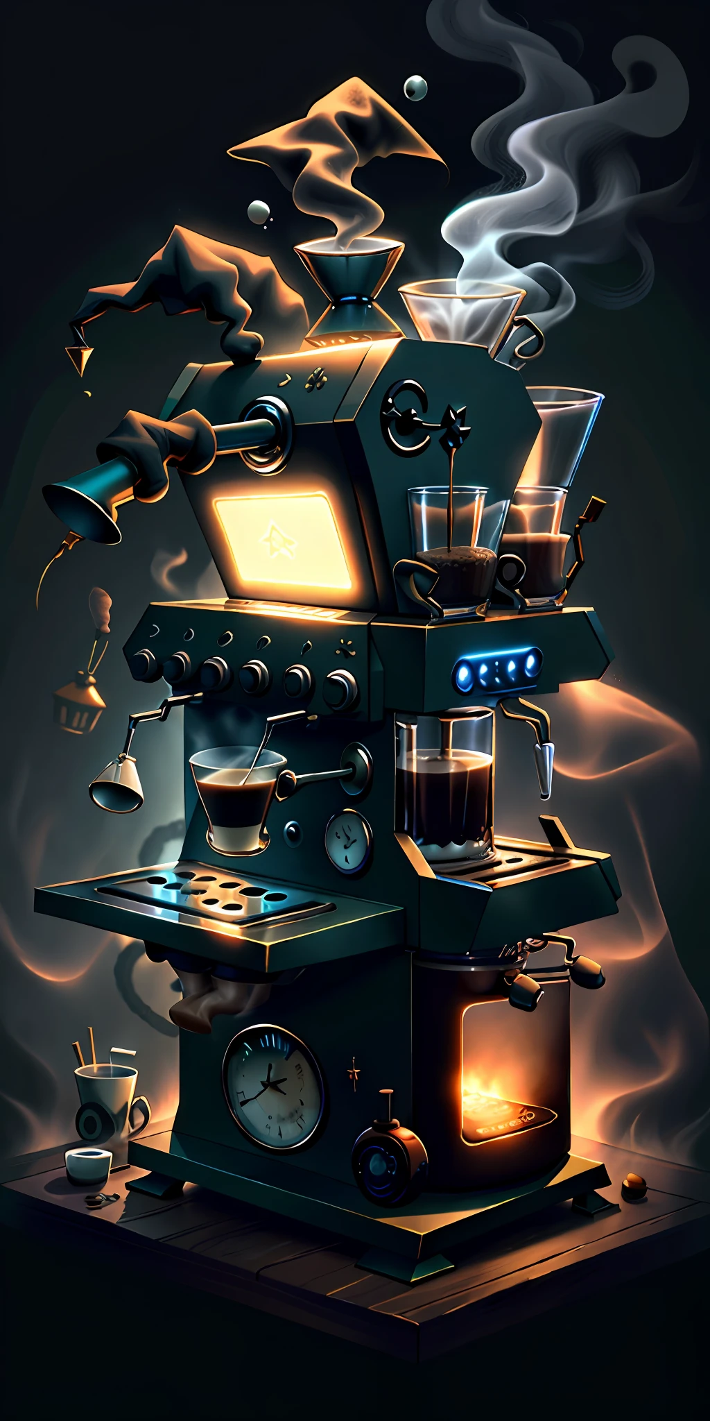 WitchcraftPunkAI咖啡机