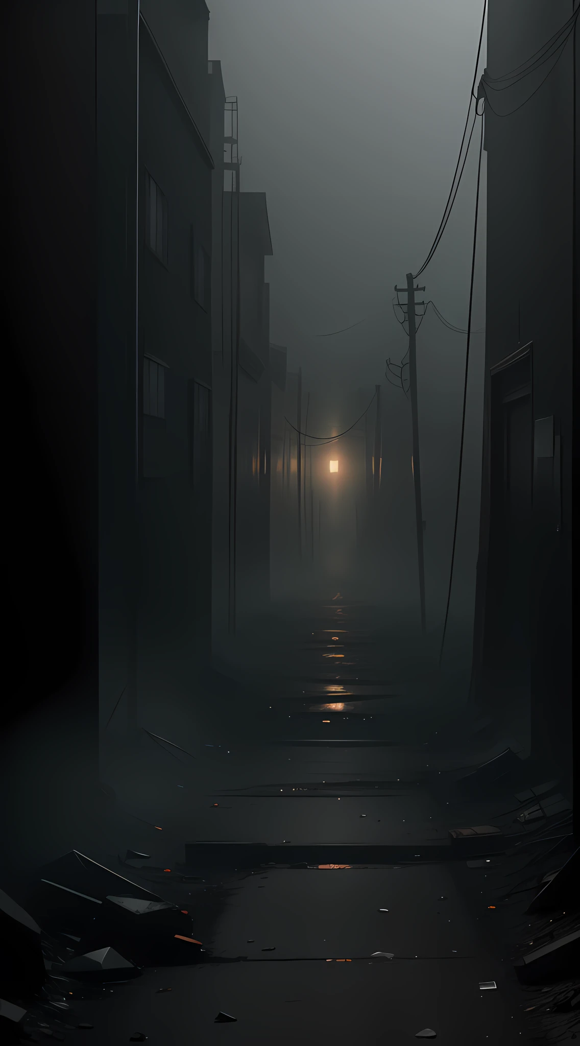 Genera una fotografía profesional en 8K que capture la esencia inquietante de Silent Hill en Centralia. Agregue una niebla densa y elementos de óxido y descomposición para crear una atmósfera opresiva. Usa ángulos de cámara distorsionados y encuadres inusuales para transmitir la sensación de desorientación y terror característica del universo de Silent Hill.