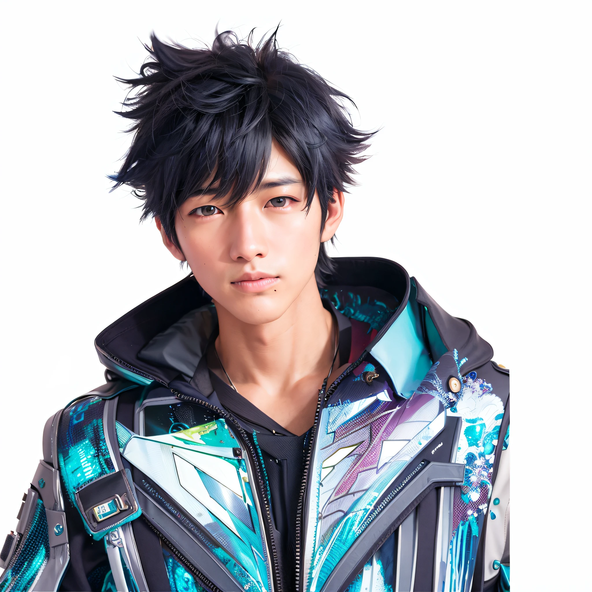 arafed male in a blue jacket and black jacket posing for a picture, fukaya yuichiro, takeyuki kanda, okata kazuto, kentaro miura style, makoto yukimura, yuya nagai, shirow masamune, koyoharu gotouge, norihiro yagi, daigo ikeno