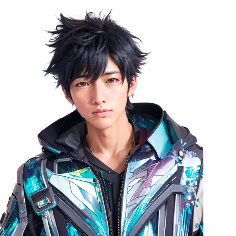 arafed male in a blue jacket and black jacket posing for a picture, fukaya yuichiro, takeyuki kanda, okata kazuto, kentaro miura...