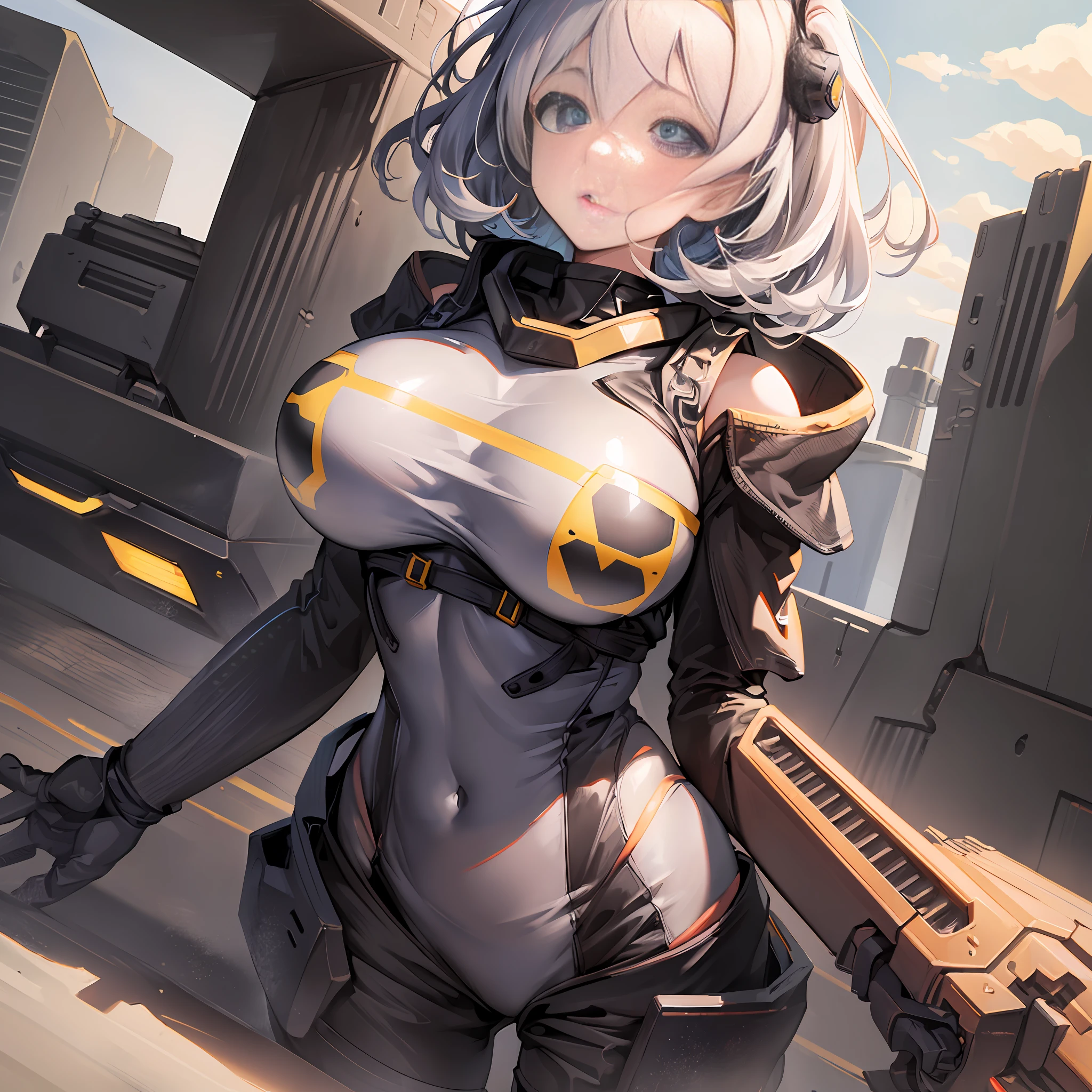 (((Heavy Equipment Girl))),Body is heavy machinery, shoulder to excavator, whole body, gradient hair, hair between eyes, Ahoge, Age:16, Beautiful face, White Niso, (Ultra fine CG Unity 8k wallpaper), (Masterpiece), (Best quality), (Ultra detail), (Best illustration), (Best shadow), (Ultra-fine and beautiful), Dynamic Angle, (Ultra-fine CG integrated 8k wallpaper), (Masterpiece), (Best illustration), ( Best Shadow), (Ultra-Fine and Beautiful), Dynamic Angle