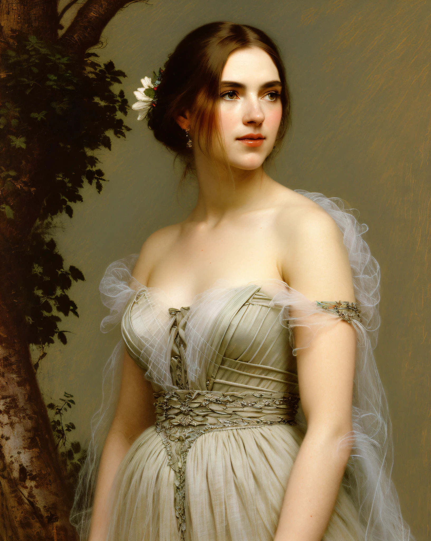 A Crying Woman, A painting by Albert Lynch, Ruan Jia, Gaston Bussiere, Alexandre Cabanel, Daniel F. Gerhartz, Jules Bastien-Lepage, Pierre Auguste Cot, Sophie Anderson, Jeremy Lipking, Thomas Lawrence, Bouguereau, Carle Van Loo, Jules Joseph Lefebvre, Roberto Ferri, 'aesthetically pleasing', exquisite, polished, refined, sophisticated, tasteful, harmonious, well-proportioned, well-formed, well-arranged, smooth, proportional