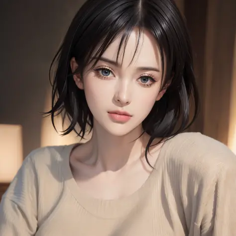 (masterpiece:1.3), (8k, photorealistic, RAW photo, best quality: 1.4), (1girl), beautiful face, (realistic face), (black hair, s...