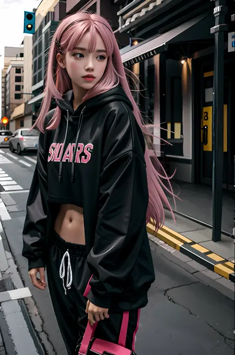 realistic, realistic details, details
break. black hoodie. long pants. neon street.
1 girl, beauty, seductive face,, fine skin, ...