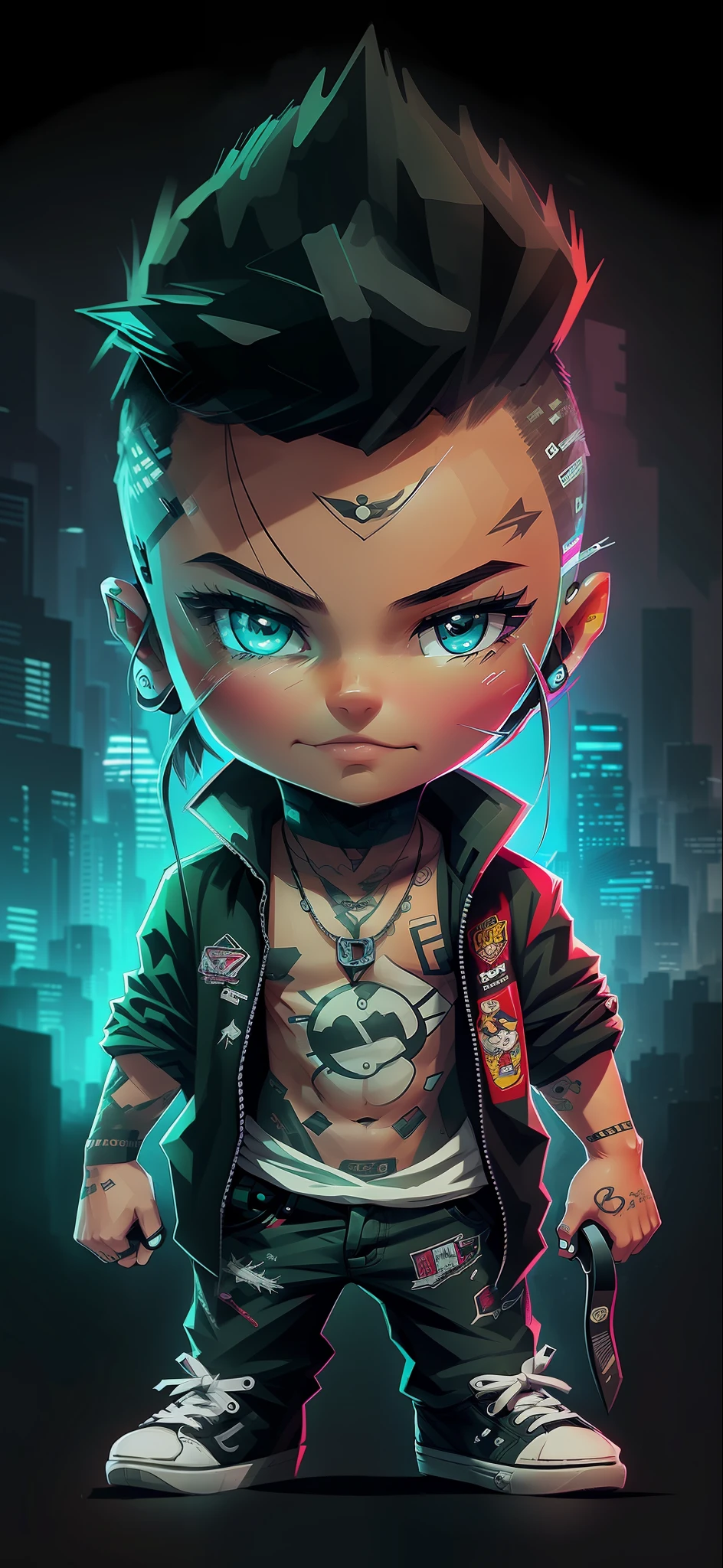 a cartoon character of a young boy with tattoos and piercings, phone wallpaper hd, epic digital art illustration, high quality wallpaper, hd phone wallpaper, amazing wallpaper, mobile wallpaper, stylized digital art, hd wallpaper, phone wallpaper, hd artwork, wallpaper mobile, wallpaper hd, cartoon art, cute artwork, cartoon digital art, cartoon art style, phone background --auto --s2