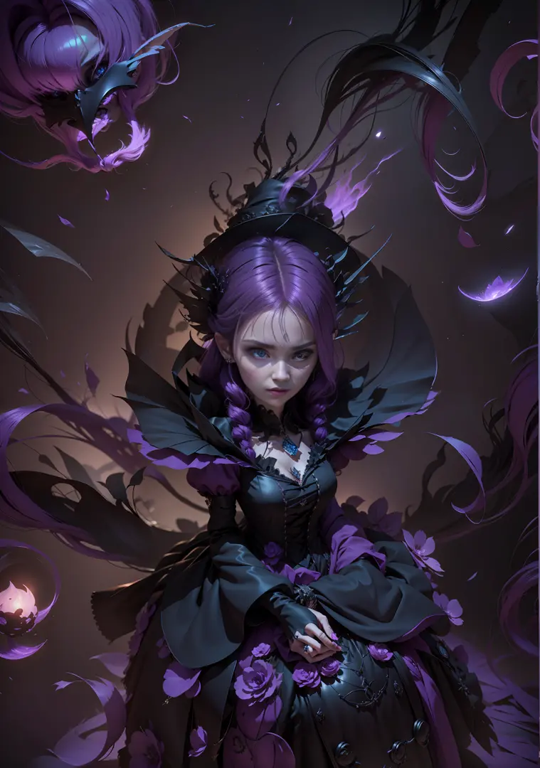 紫色女巫动漫+写实系列