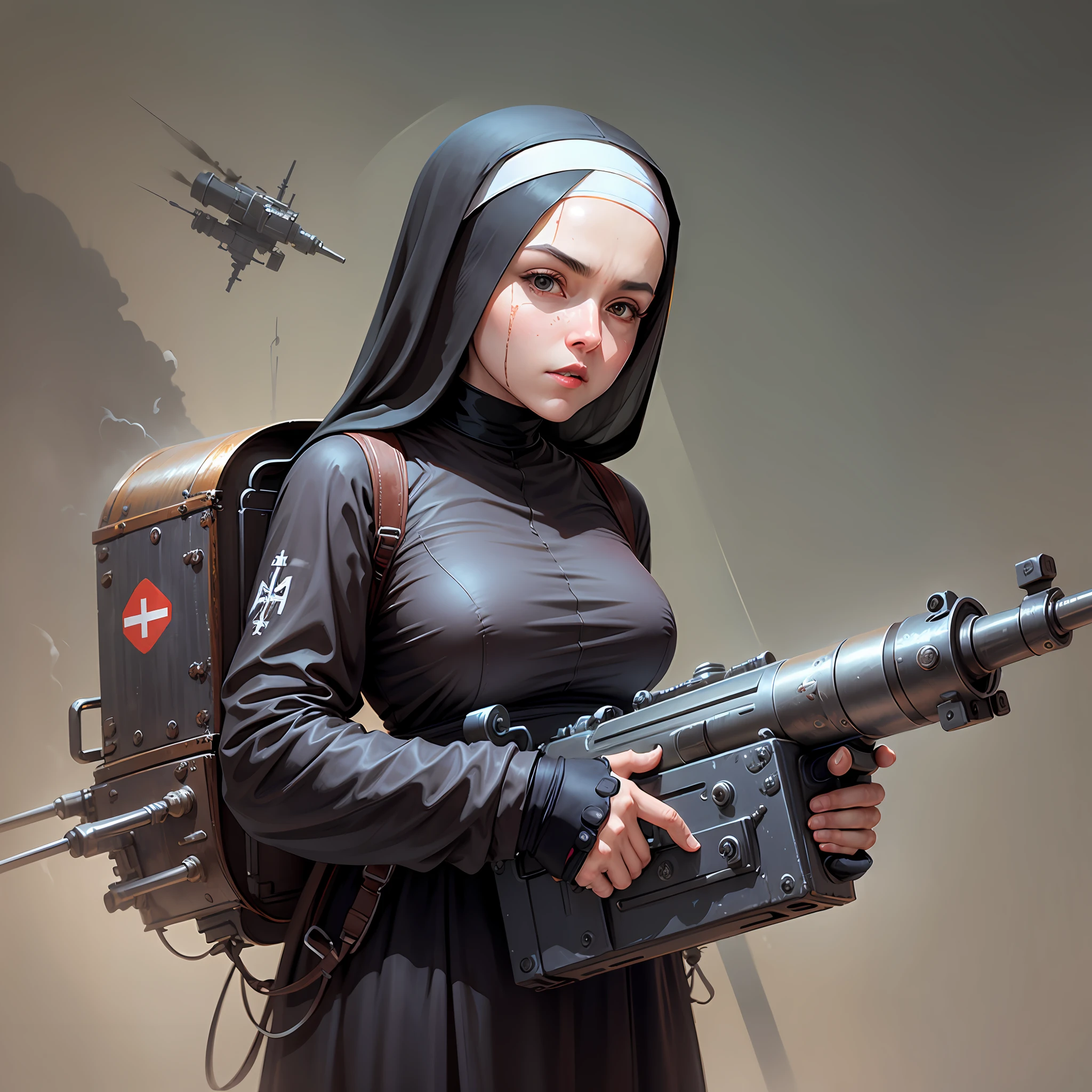 Nun using minigun --auto --s2