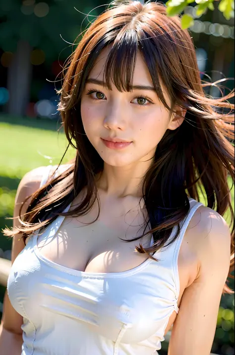 Araf asian woman with long hair posing for photo, beautiful Japan girl face, Yoshitomo Nara, beautiful asian girl, realistic you...