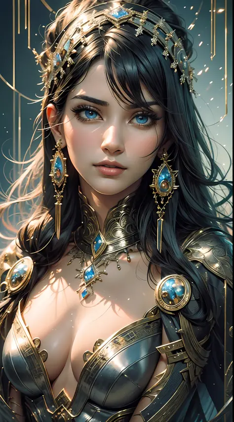 (masterpiece), high quality, ultra-realistic, hyper detailed CG character creation, (ah201), stunningly beautiful, highly detailed face, Swedish-Arabian fusion, ideal facial features, perfect eyes, short black hair, smooth skin, slender and graceful body. ...