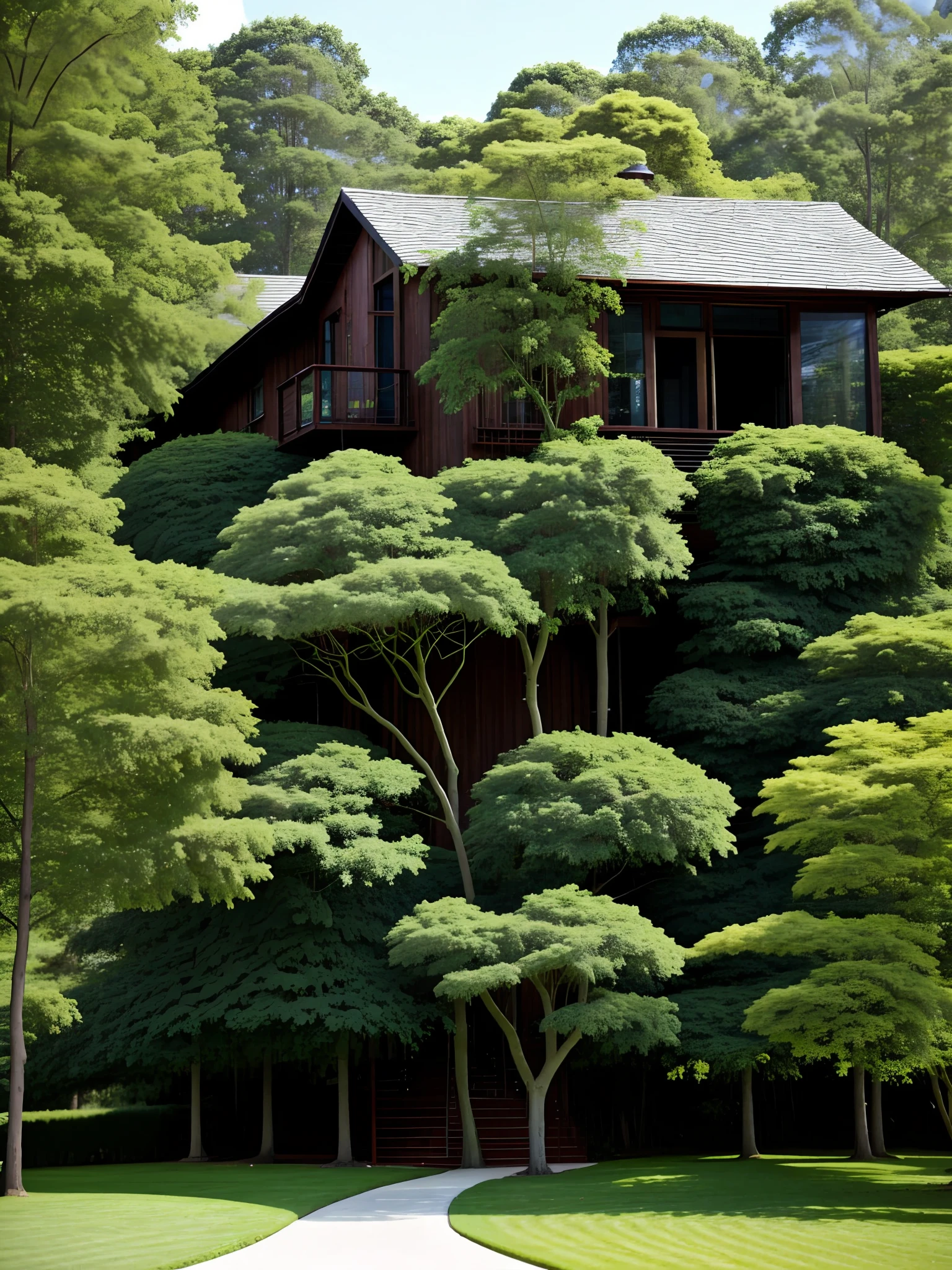 Houses grow out of trees