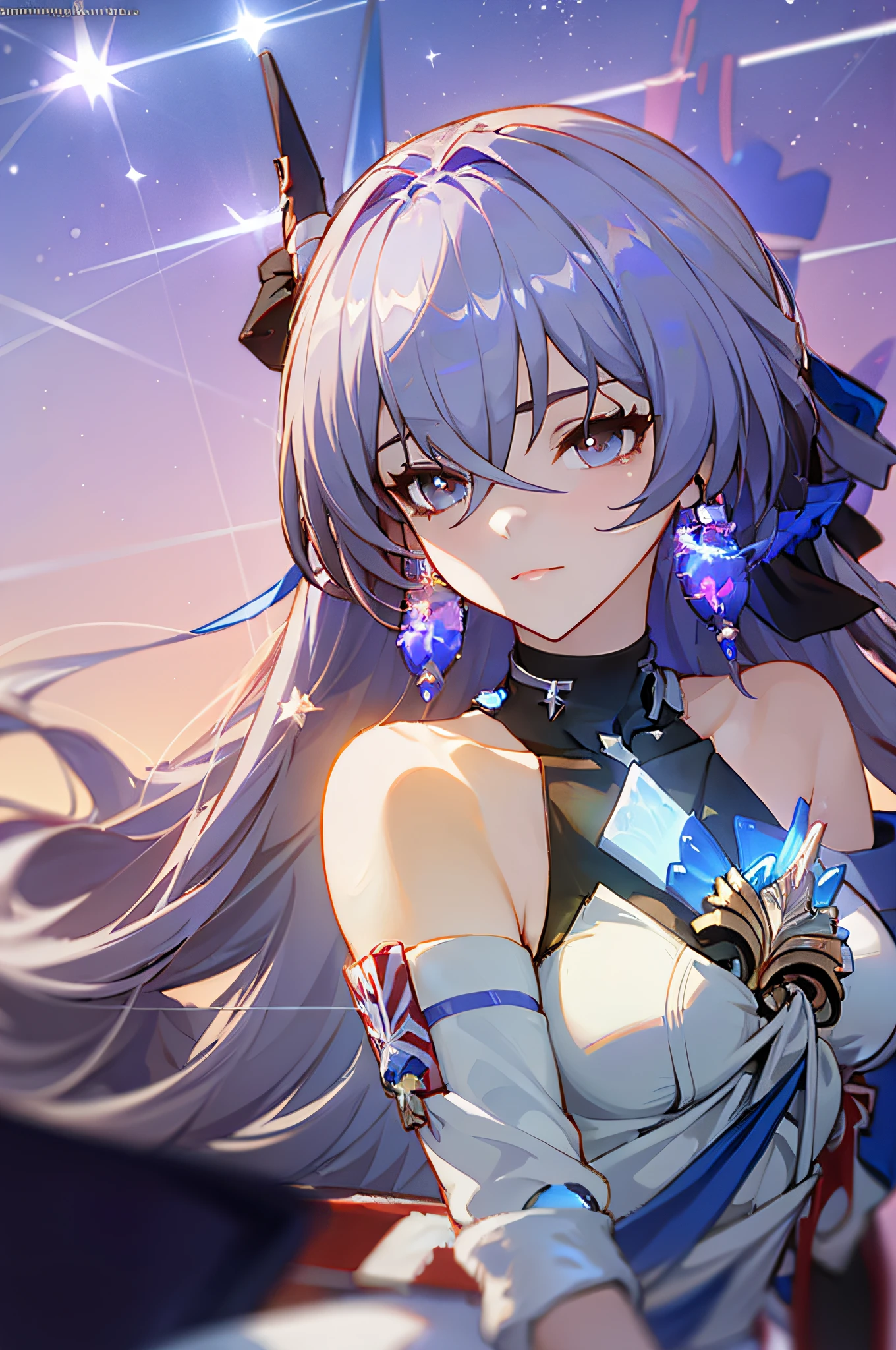 (masterpiece), (best quality), bronya rand, bronya rand (honkai star rail), delicate and beautiful, dynamic angle, floating, soft light