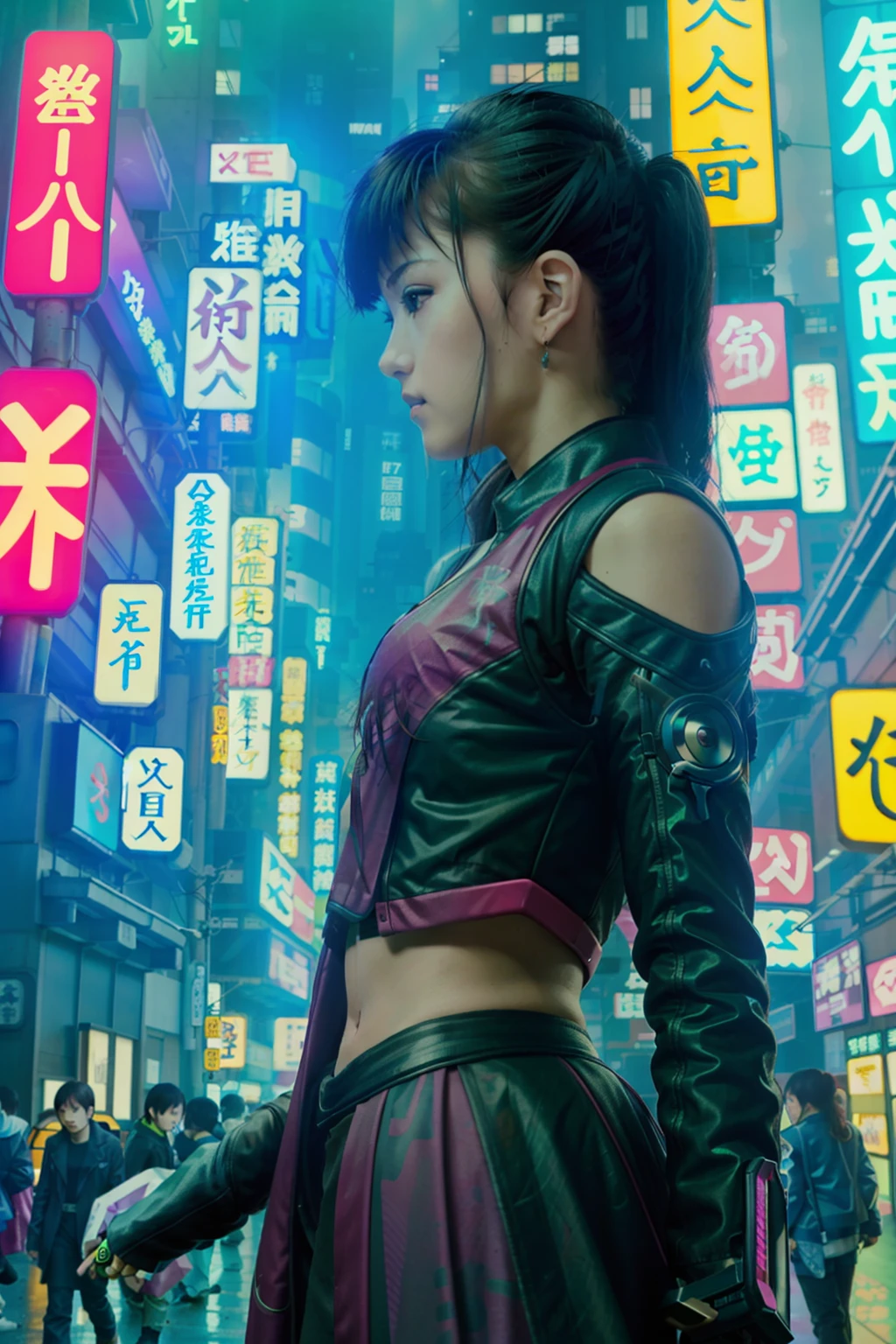 Cyberpunk Girl Kawasaki Ohashi