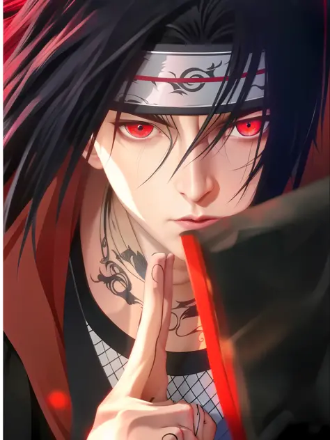 (Masterpiece), Uchiha Itachi (Best Quality), Ultra High Resolution, Professional Artwork, Ultra Detailed, Complex, Detailed Face...