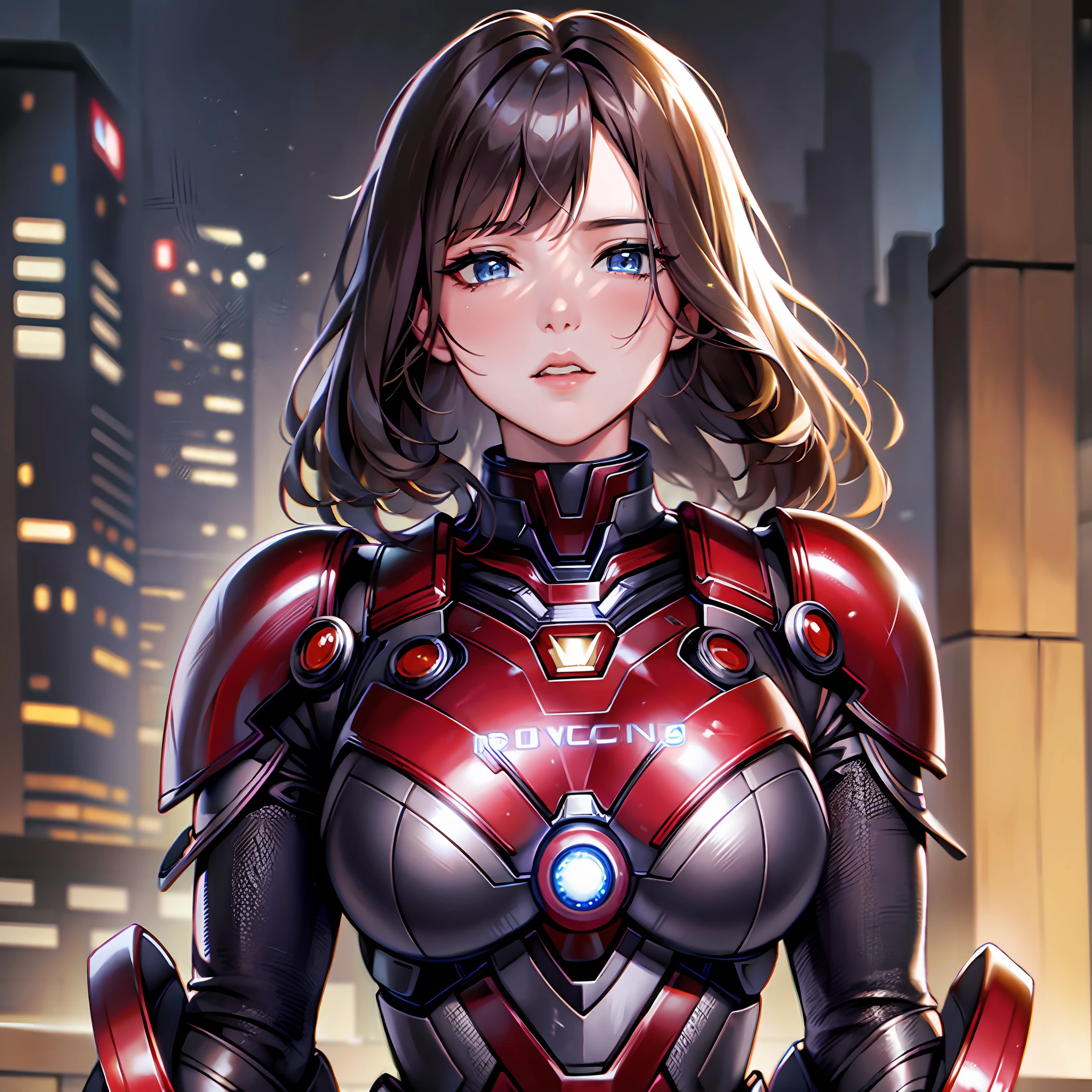 Masterpiece, Best Picture Quality, Best Quality, Avengers, Johansson's Face, Johansson's System, Iron Woman Suit, Face, Black Mecha Suit, Black Widou --auto --s2