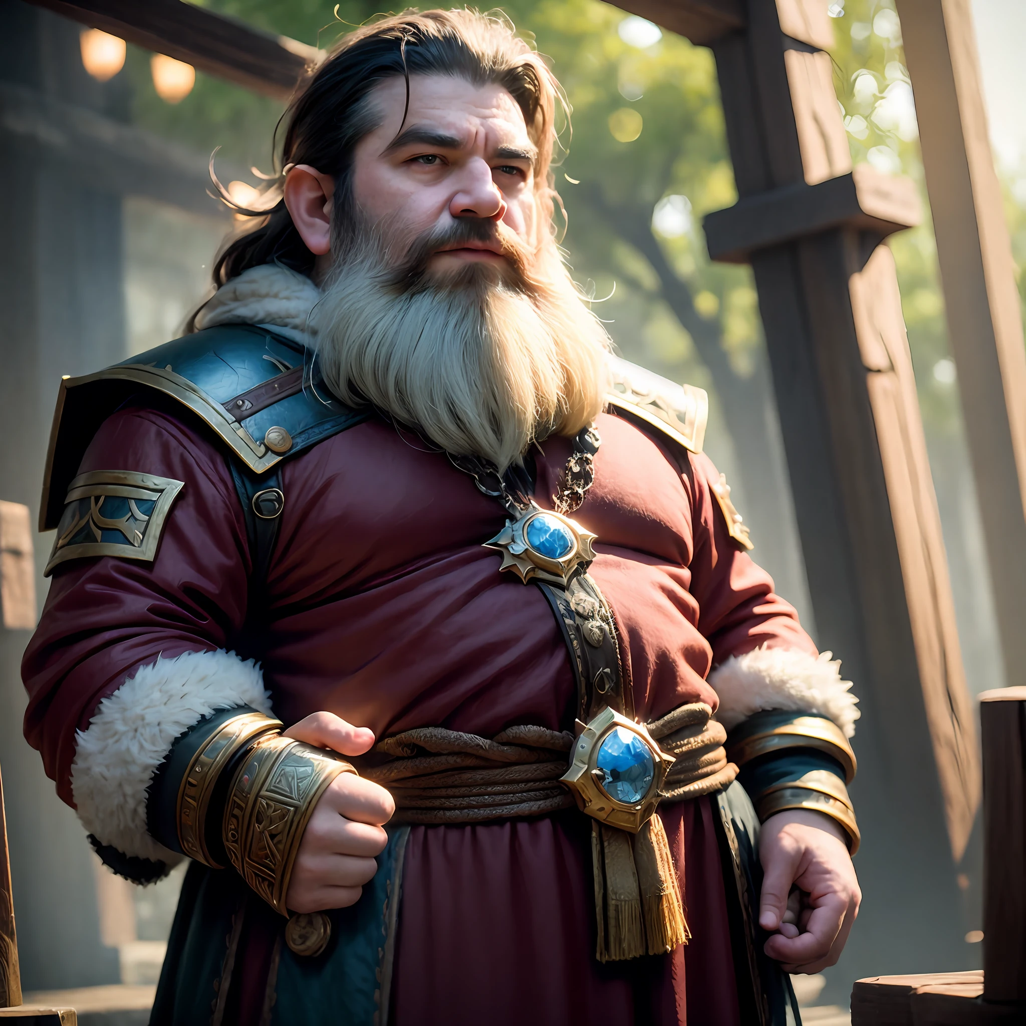 arafed man with a long beard and a red dress, picture of a male cleric, dungeons and dragons character, d&d trending on artstation, portrait of a dwarf warrior, d & d character reveal, closeup portrait of an mage, baldur's gate character portrait, fantasy beardless dwarf cleric, “dnd dwarf, dwarf cleric, mid shot portrait