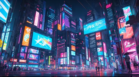 (Masterpiece, Top Quality, Best Quality, Official Art, Beauty and Aesthetics: 1.2), (Blue-Purple Neon), (Vibrant), Dynamic Colors, BTC LOGO, Sharp Contrast, Futuristic Atmosphere, Electricity, Reflective Surfaces, (Cityscape: 1.3), 8k, Official Wallpaper, ...