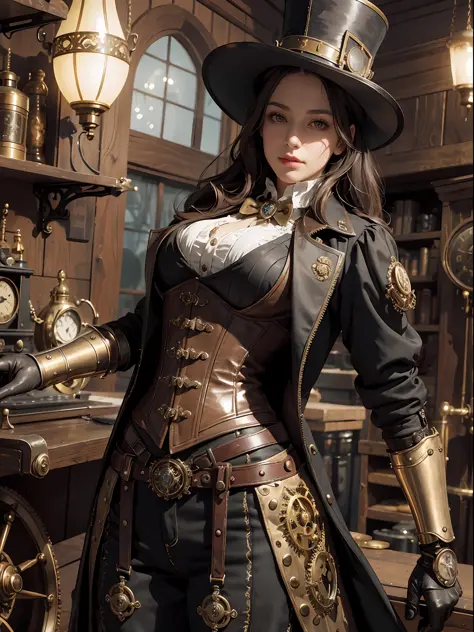 victorian steampunk theme,victorian steampunk style),extremely detailed,  best quality, ultra-realistic - SeaArt AI