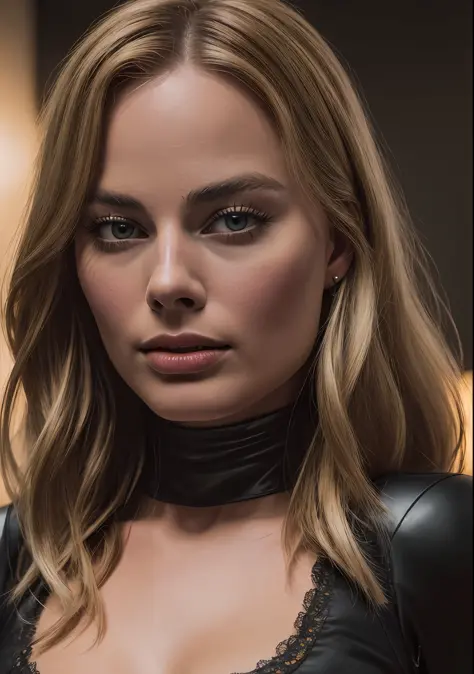 a full body photograph of margot robbie dressed as a batgirl, no mask, full body, perfect face, perfect body, sexy, gotham city,...