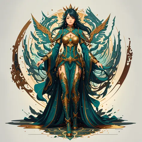 full body shot ultra insane high resolution intricate textures, texture indentation, there is a gorgeous woman, fantasy character, warm mood, fantasy character portrait