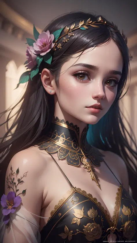 ethereal and aesthetic girl::3 intricate details, ornate, detailed illustration, octane render ::2  real girl, beautiful, trending on artstation, (((realistic))) --auto --s2